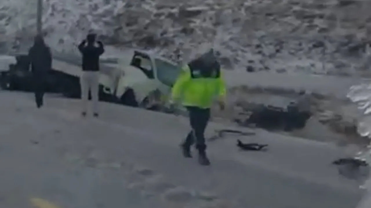 Develi-Erciyes yolunda trafik kazası: 1 kişi hayatını kaybetti, 1 kişi yaralandı.