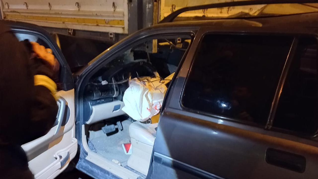 Osmangazi Köprüsü'nde kaza meydana geldi.