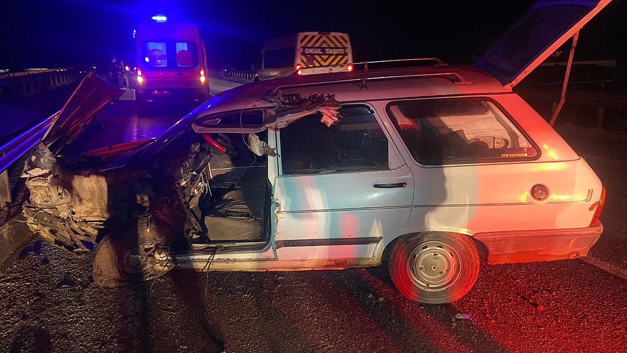 Balıkesir ile Bursa Arasında Trafik Kazası
