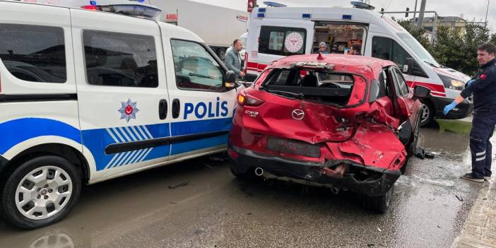 Samsun'da meydana gelen trafik kazasında 6 kişi yaralandı.