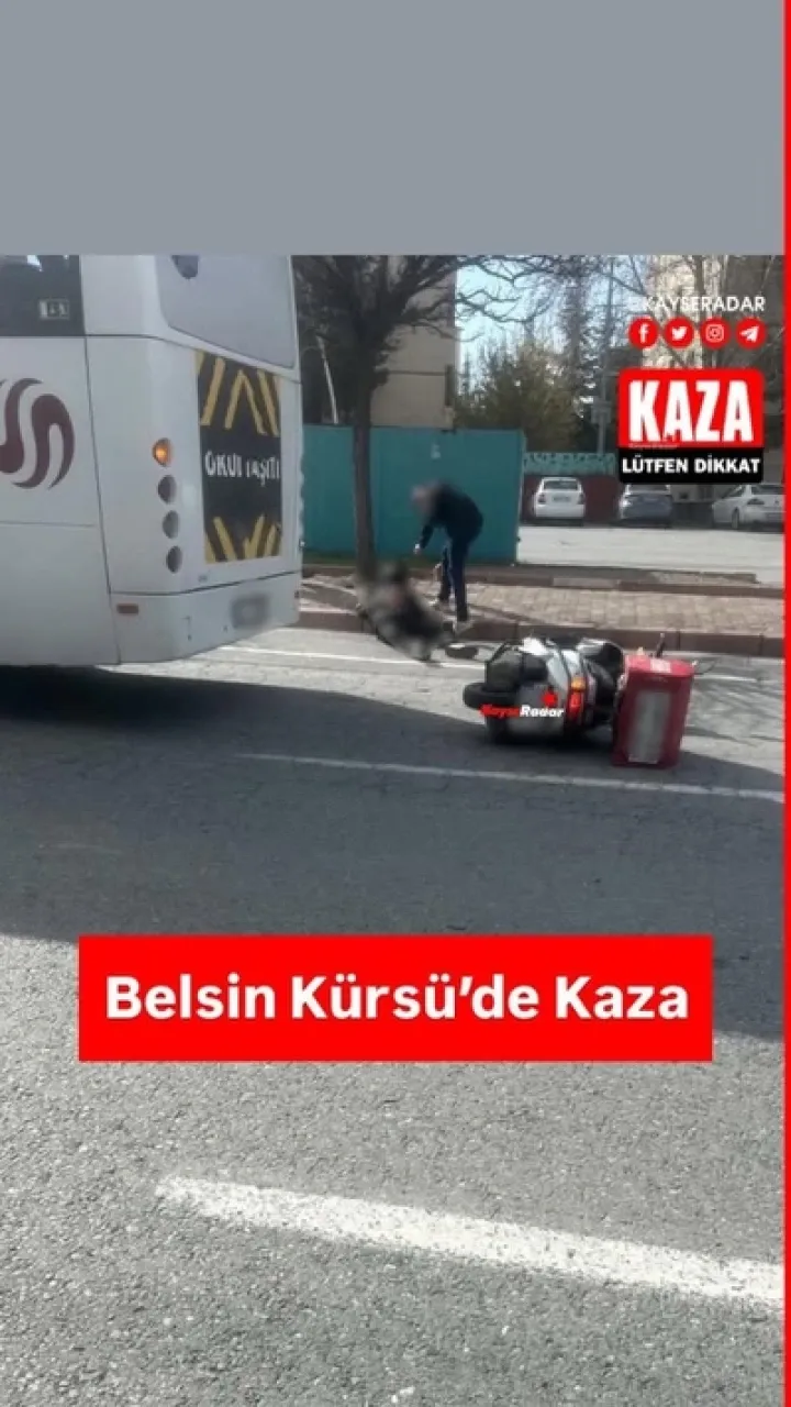 Belsin Kürsü’de trafik kazası oldu.