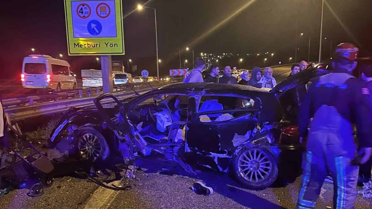 Bursa'da trajik trafik kazasında bir kişi hayatını kaybetti.