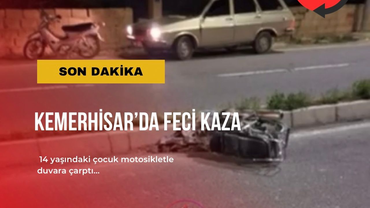 Niğde'nin Kemerhisar ilçesinde Motor Kazası