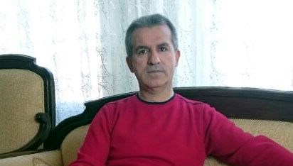 Bisiklet sürerken kaza geçiren Şenel öğretmen.