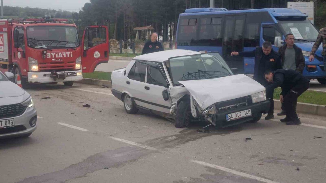Sinop'ta kaza sonucu 2 kişi yaralandı.