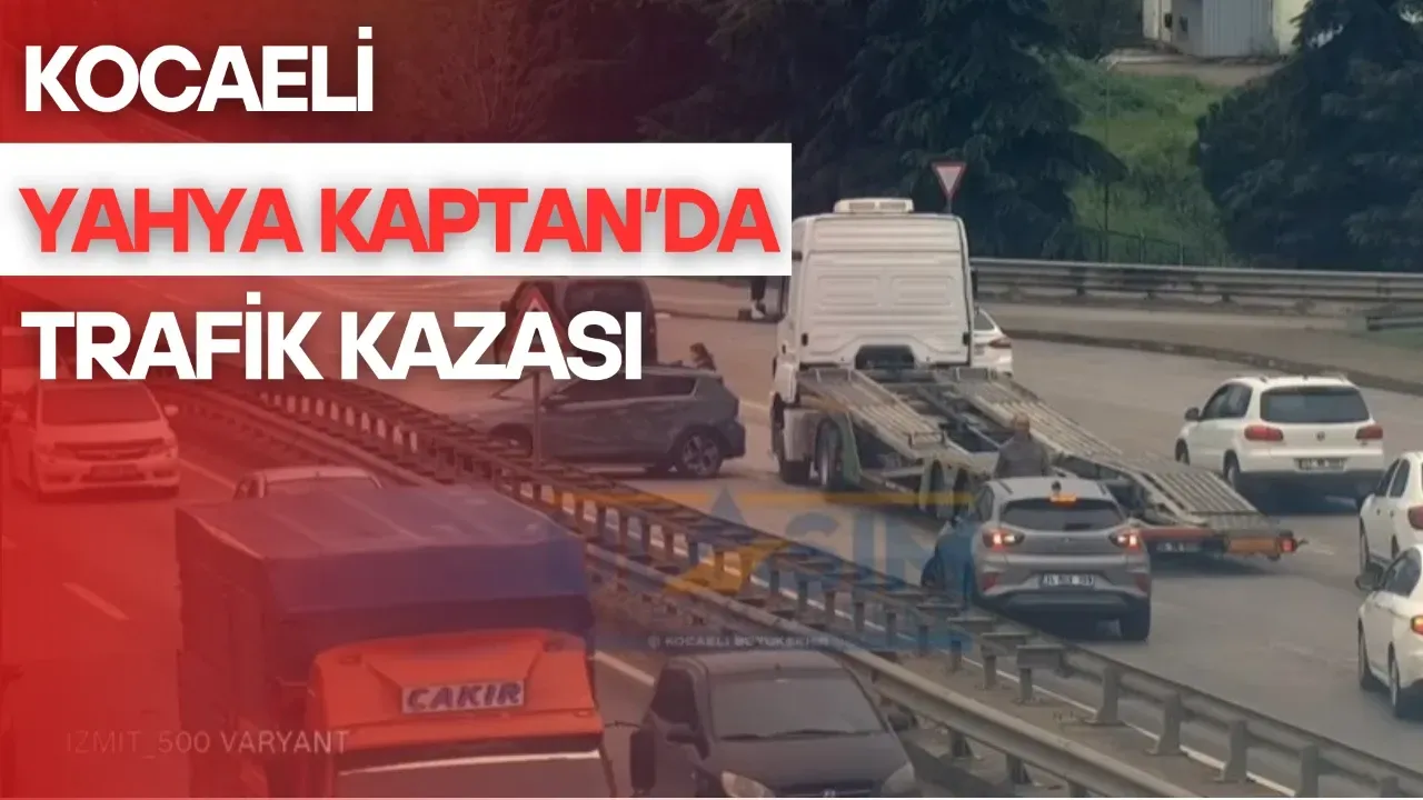 Yahya Kaptan Köprülü Kavşağı'nda Trafik Kazası Oldu.