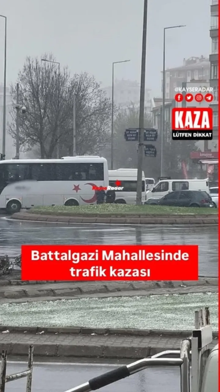 Battalgazi'de trafik kazası gerçekleşti.