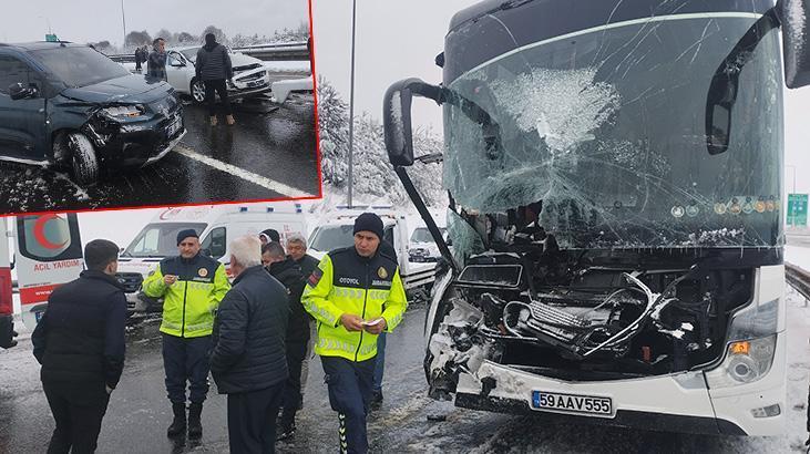 Bolu'da zincirleme kaza: İstanbul yolu trafiğe kapatıldı!