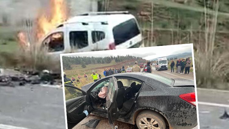 Kaza sonucu 2 kişi hayatını kaybetti, 2 kişi ise yaralandı.