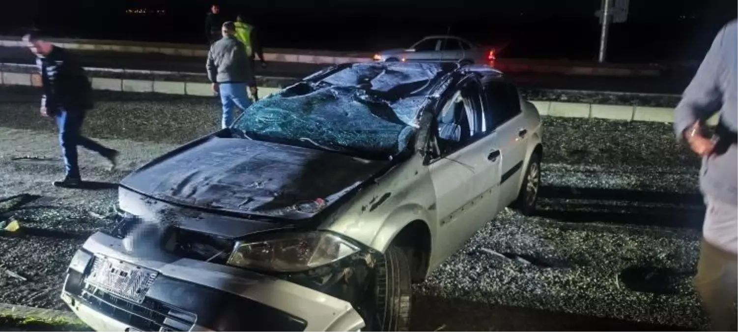Sivas'ta Trafik Kazasında 1 Ağır, 2 Kişi Yaralandı.