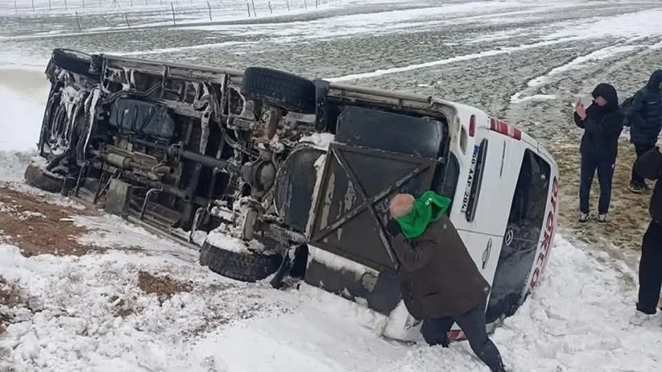 Merkür Jet Erbaaspor U19 Ekibi Kaza Geçirdi