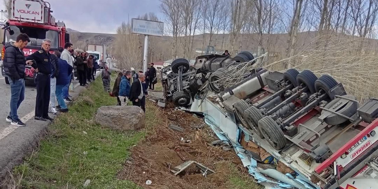 Van’da meydana gelen trafik kazasında 1 kişi yaralandı.
