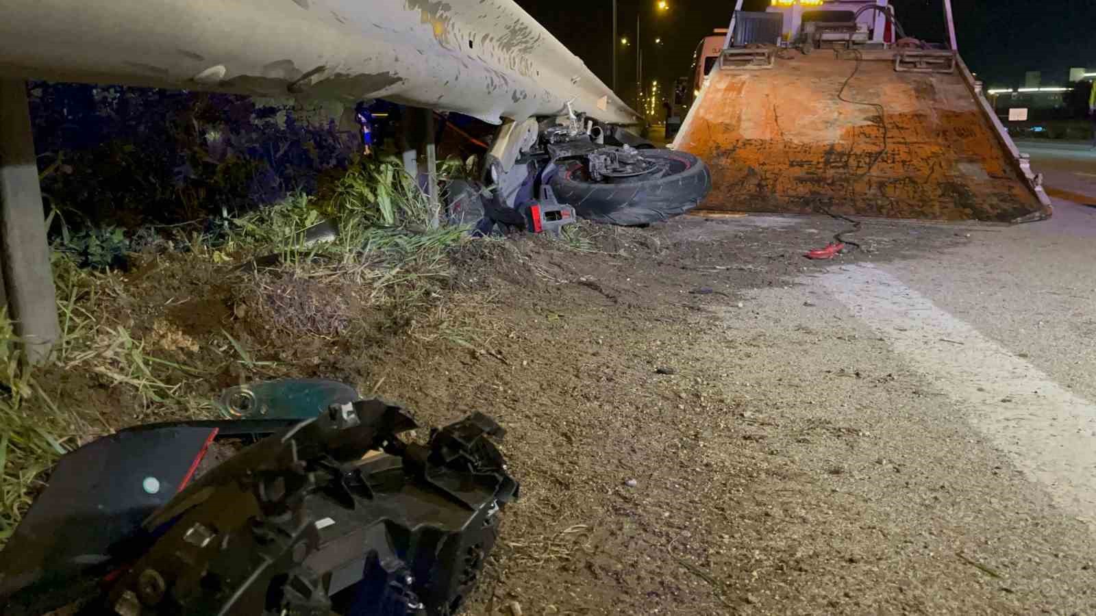 Bursa'da motosiklet sürücüsü öldü: Kaza sonucu can verdi.