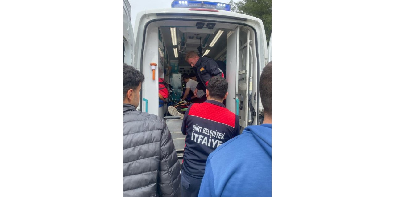 Siirt’te trafik kazası: 2 yaralı