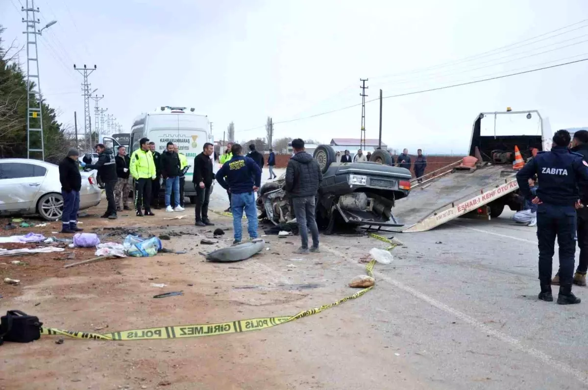 Kahramanmaraş'ta Trafik Kazası: 4 Kişi Hayatını Kaybetti