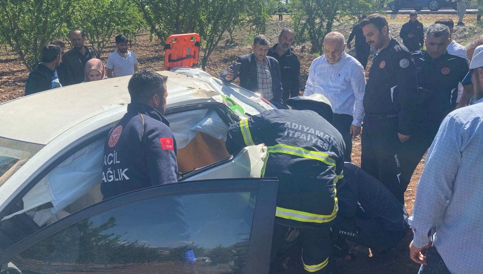 Yol ayrımında feci kaza