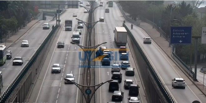 D-100 Ankara İstikameti Seka Tüneli Çıkışında Trafik Kazası