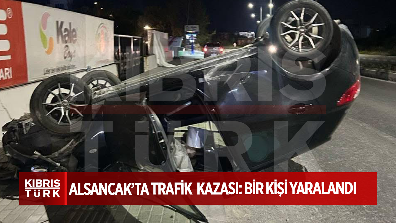 Alsancak’ta trafik Kazası: Bir Kişi Yaralandı