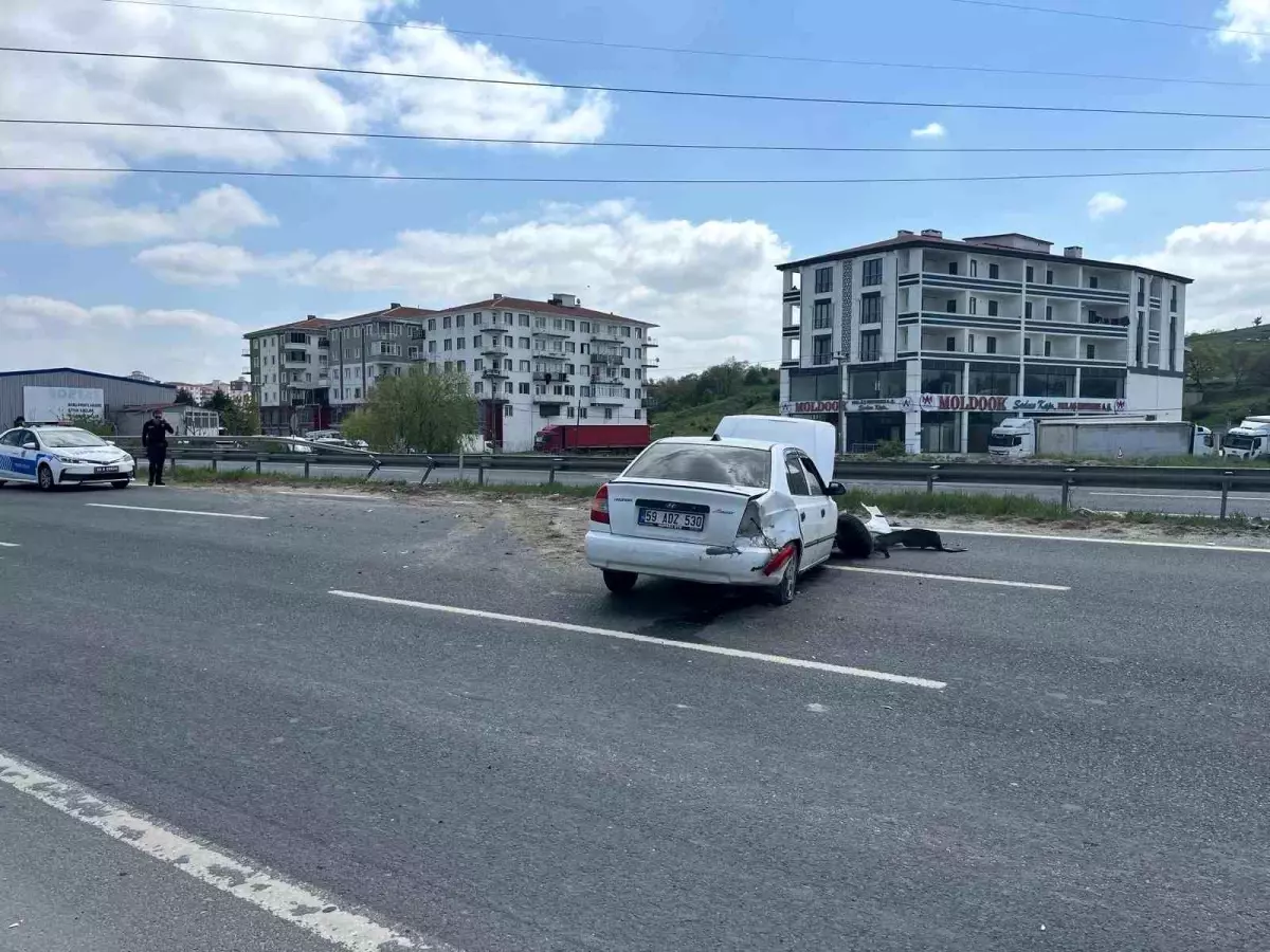 Çerkezköy'de Trafik Kazası: 1 Yaralı