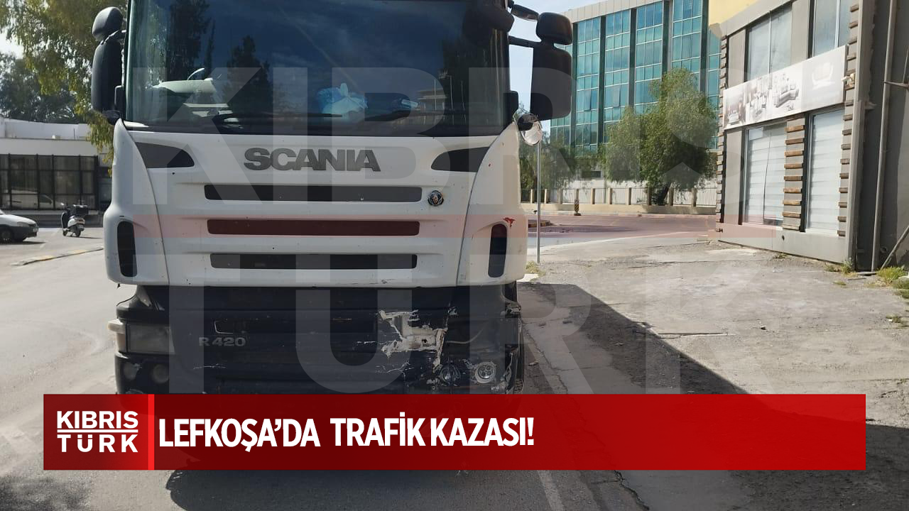 Lefkoşa’da Sabah Saatlerinde Trafik Kazası: Bir Kişi Yaralandı