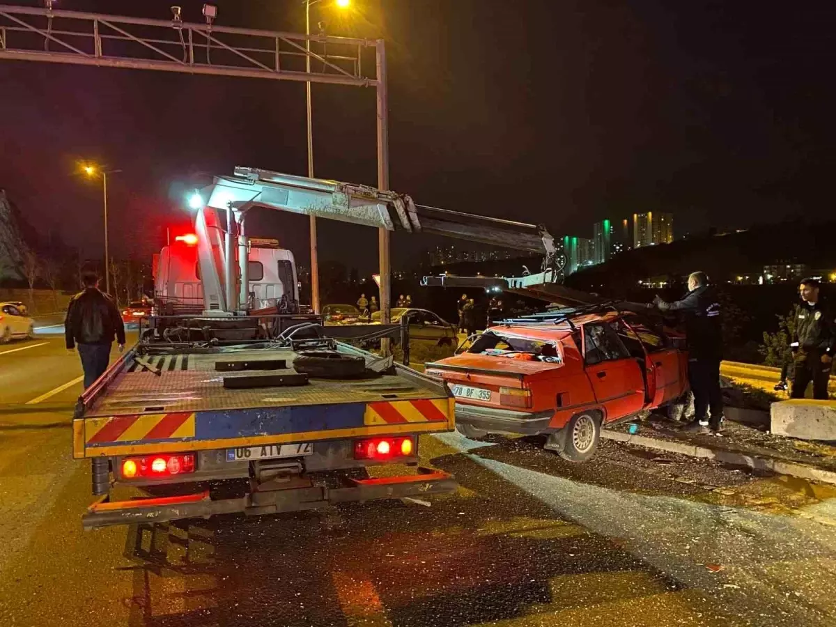 Ankara'da Trafik Kazası: 6 Yaralı