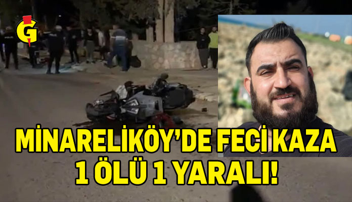 Minareliköy’de motosiklet kazası