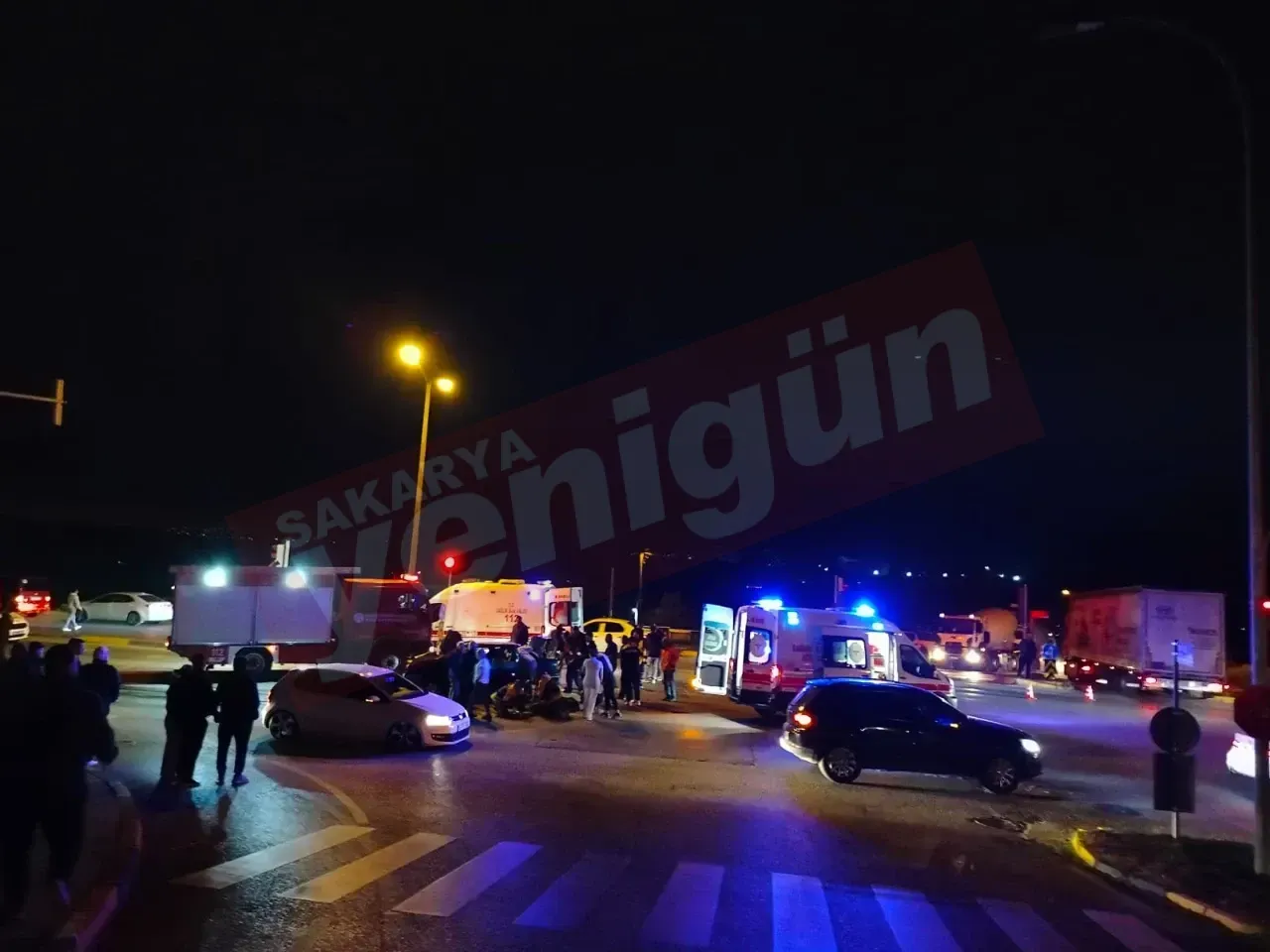 Camili 2 girişinde kaza