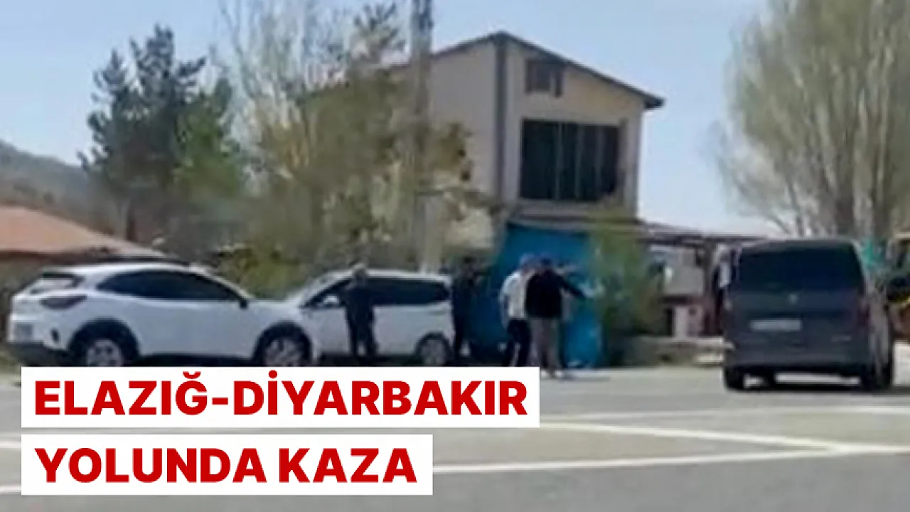 Elazığ-Diyarbakır yolunda kaza