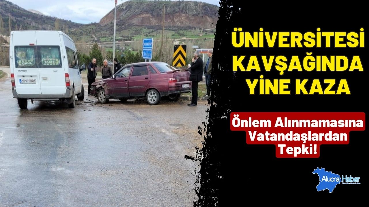 Üniversitesi Kavşağında Yine Kaza: Önlem Alınmamasına Vatandaşlardan Tepki