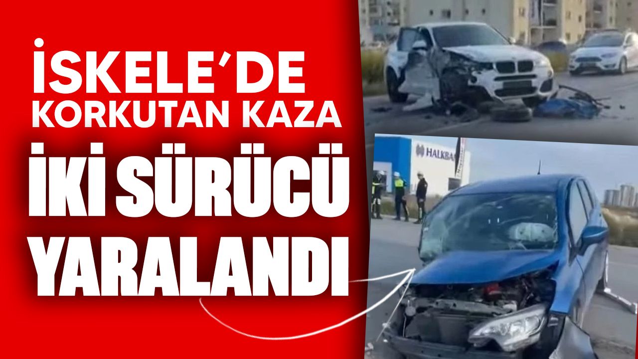 İskele'de kaza!