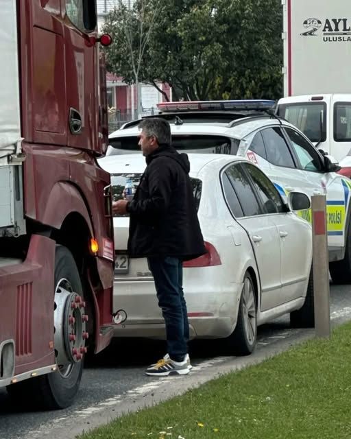 Fatsa Otogar Işıklarında Maddi Hasarlı Kaza