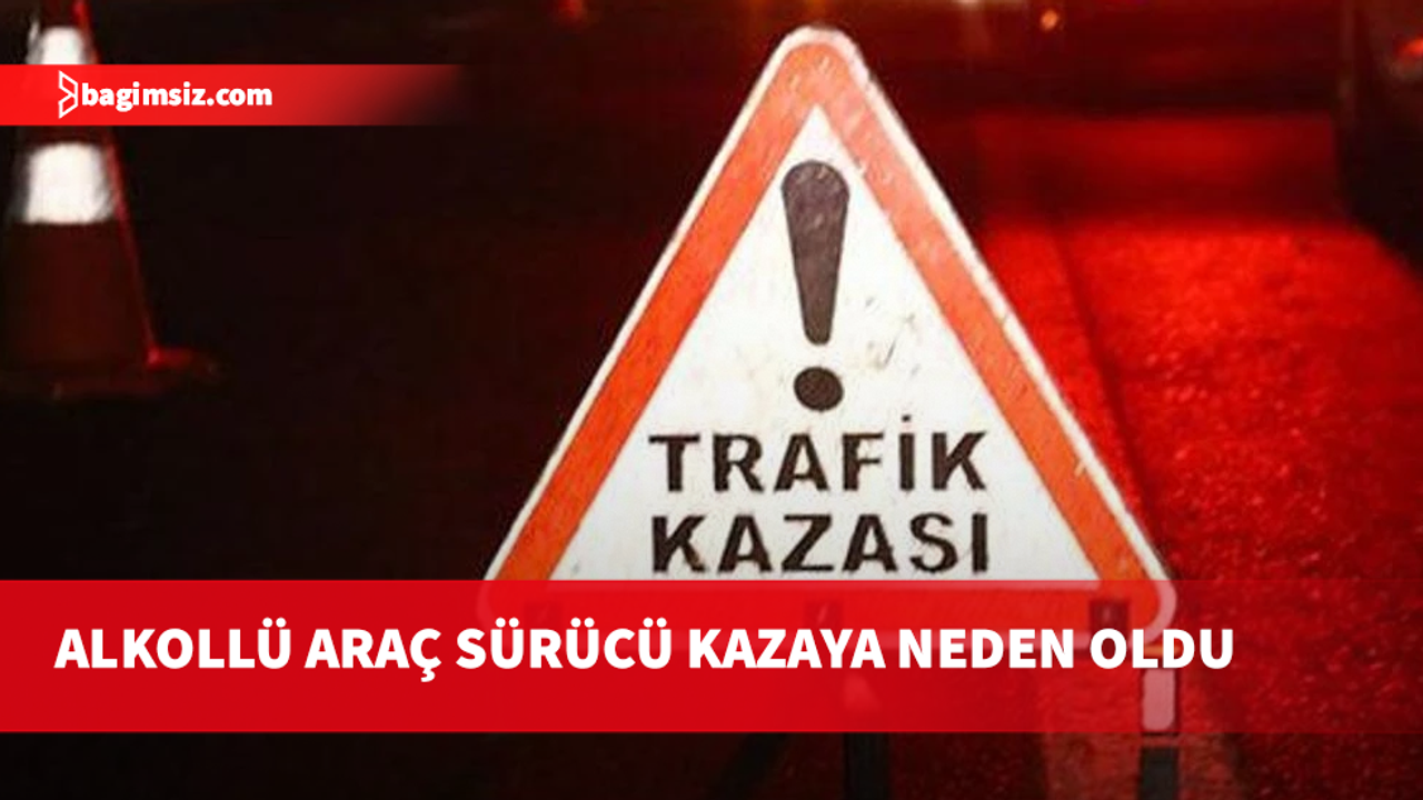 Gazimağusa'da alkollü sürücü kazaya neden oldu