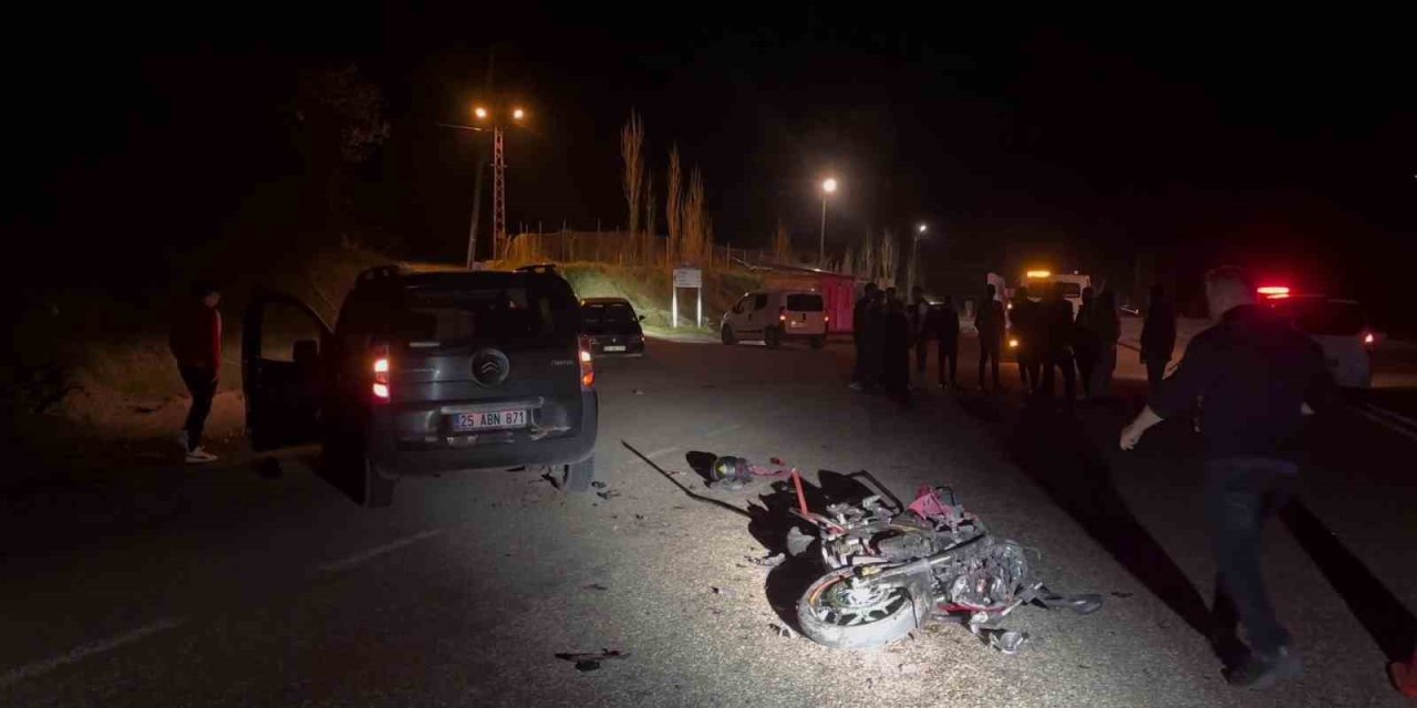 Trafik kazasında yaralanan motosiklet sürücüsü kurtarılamadı