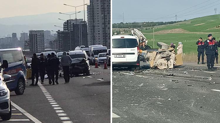Ankara'da trafik kazasında 1 can kaybı, 2 yaralı