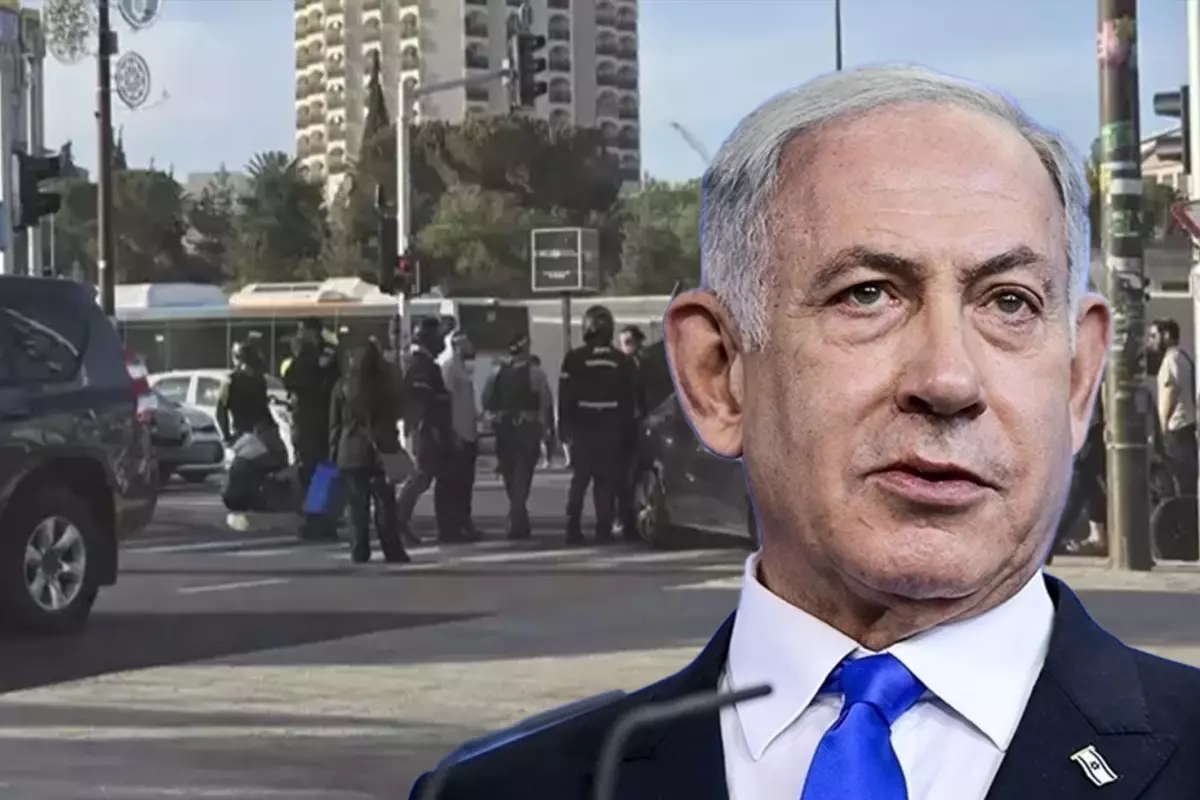Netanyahu'nun Konvoyu Trafik Kazası Geçirdi