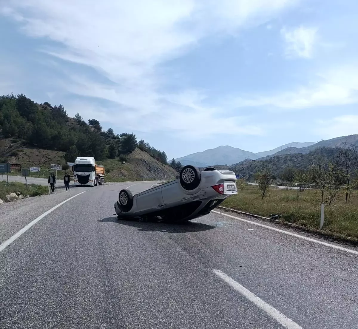 Gölbaşı'nda Trafik Kazası: 1 Yaralı