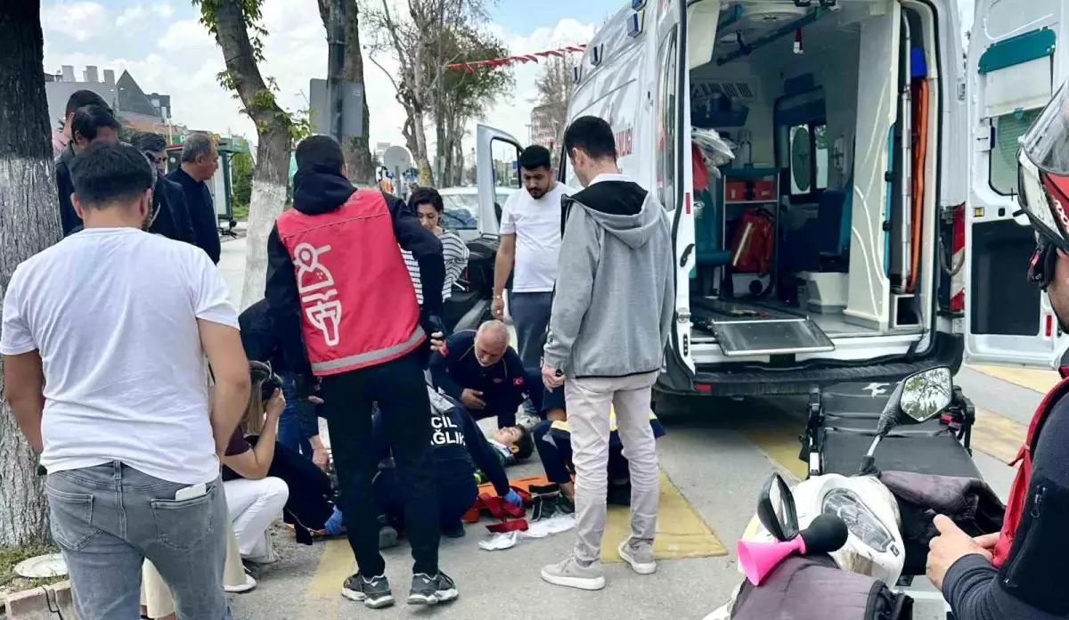 Malatya'da Çocuk Kaza Geçirdi.