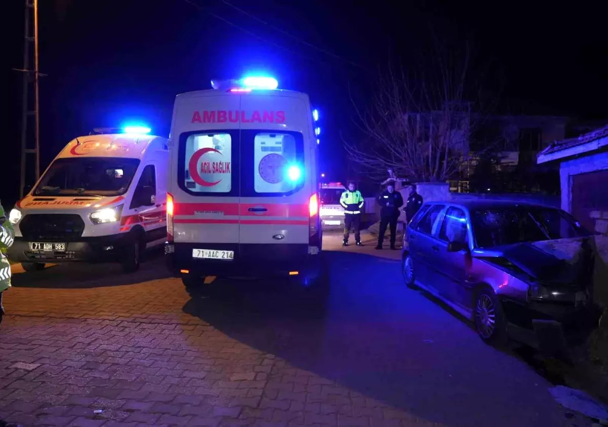 Kırıkkale'de Kaza Sonucu 3 Kişi Yaralandı