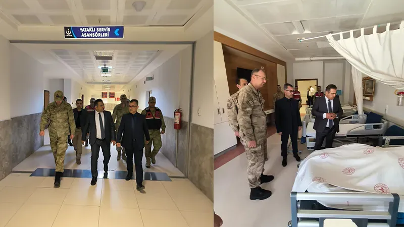 Eyyübiye'de trafik kazasında jandarma memuru yaralandı.