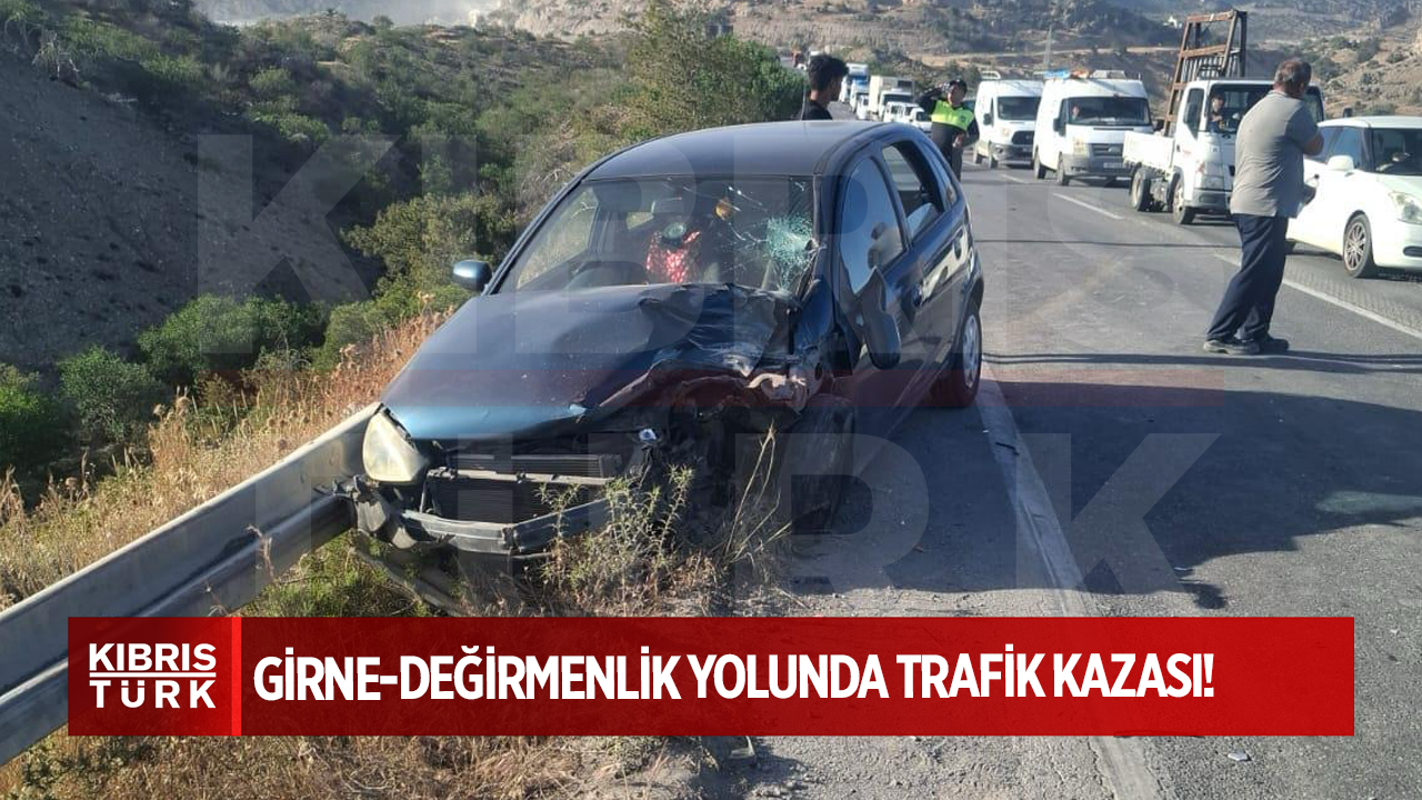 Girne-Değirmenlik Yolunda Kaza: 1 Yaralı