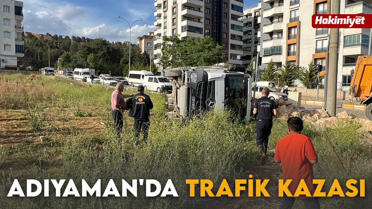 Adıyaman'da bir trafik kazası oldu.