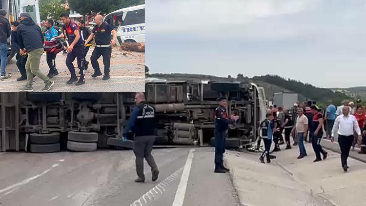 Çanakkale'de meydana gelen zincirleme kaza sonucunda 8 kişi yaşamını yitirdi.