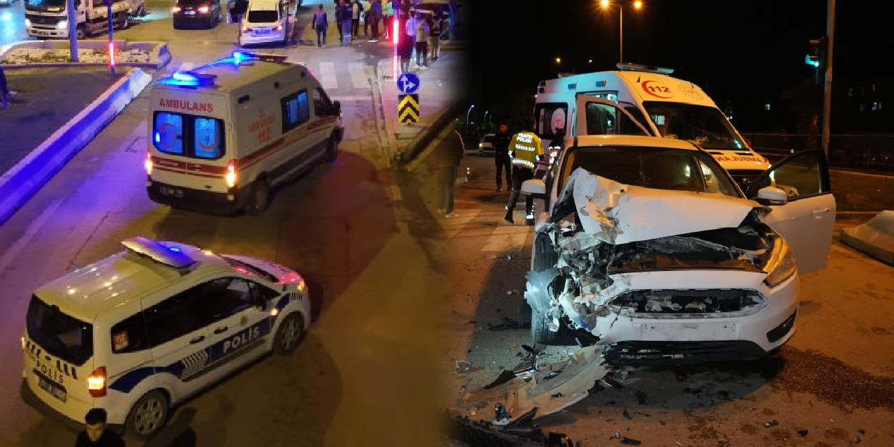 Kırıkkale'de ardışık trafik kazası