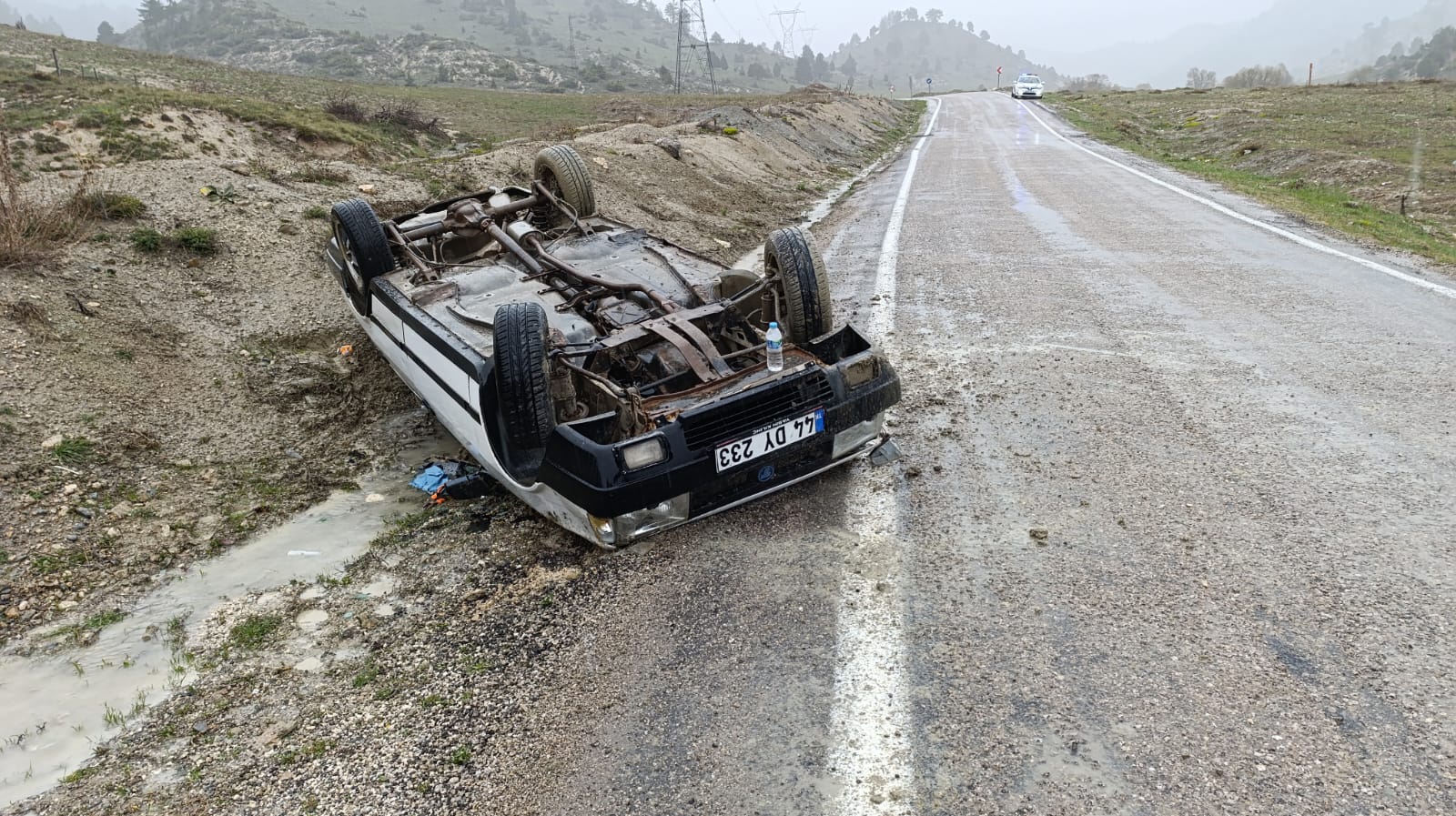 Andırın'da trafik kazasında 1 kişi yaralandı.