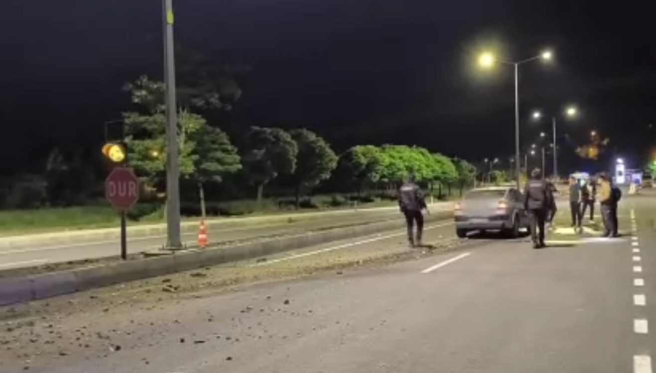 Erzurum'da trafik kazasında bir kişi yaralandı.