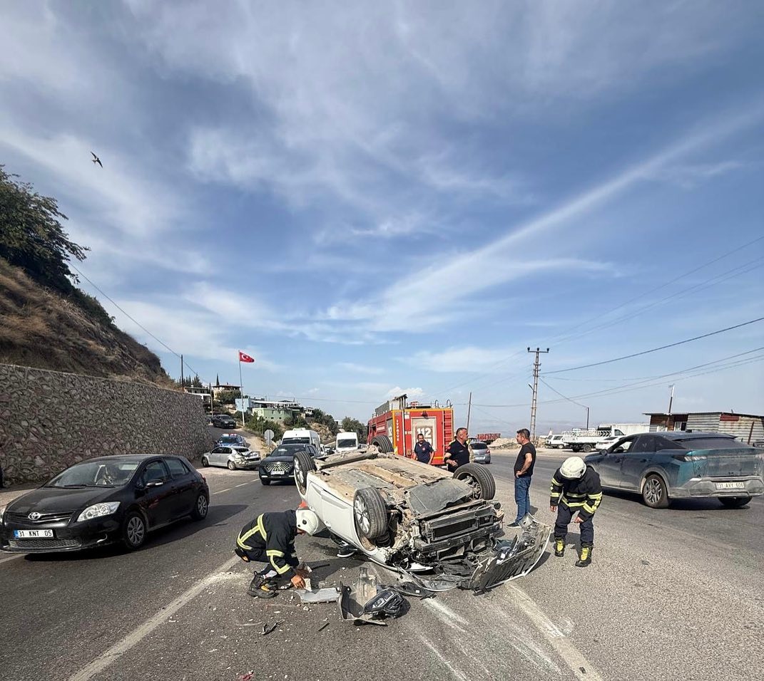 Hafta Sonu Hatay'da 7 Trafik Kazası Meydana Geldi.