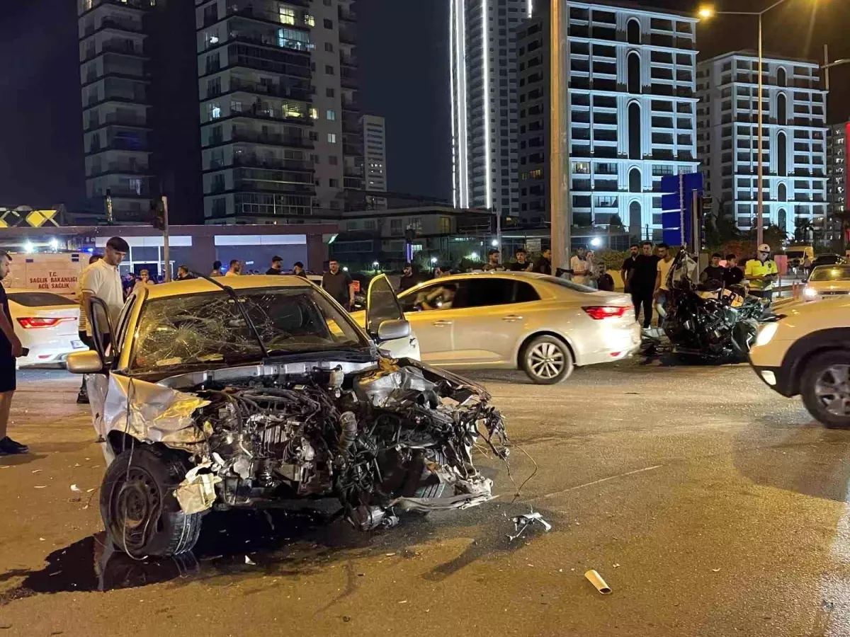 Mersin'de Kaza Sonucu 3 Kişi Yaralandı