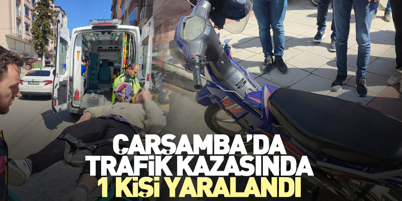 Çarşamba’da trafik kazası