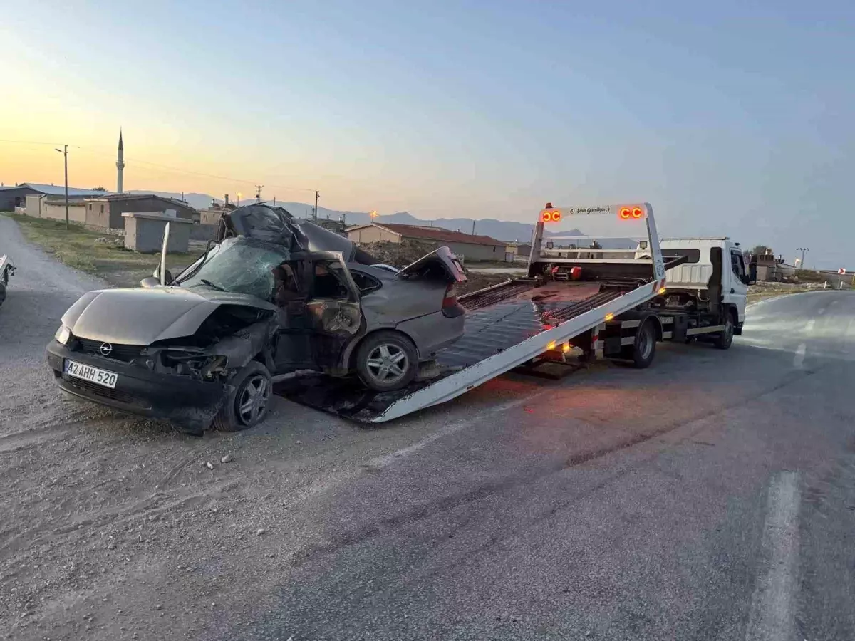 Konya'da Trafik Kazası: Sürücü Hayatını Kaybetti
