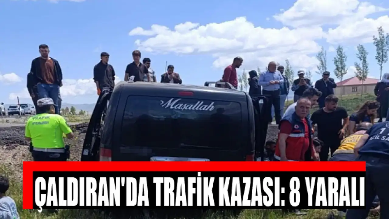 Çaldıran'da trafik kazası: 8 yaralı